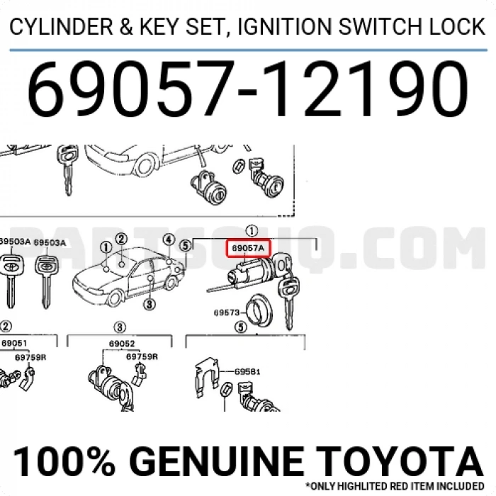 PSA Boxer III / Jumper III / Ducato 2006- Kilitli Kontak Oem No (1686230780)