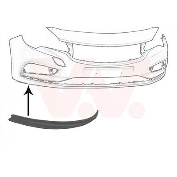 opel astra- k- hb- 2016-2019  ön panjur yuvası iç (panjur gövdesı) (tw) Oem No (13448088)