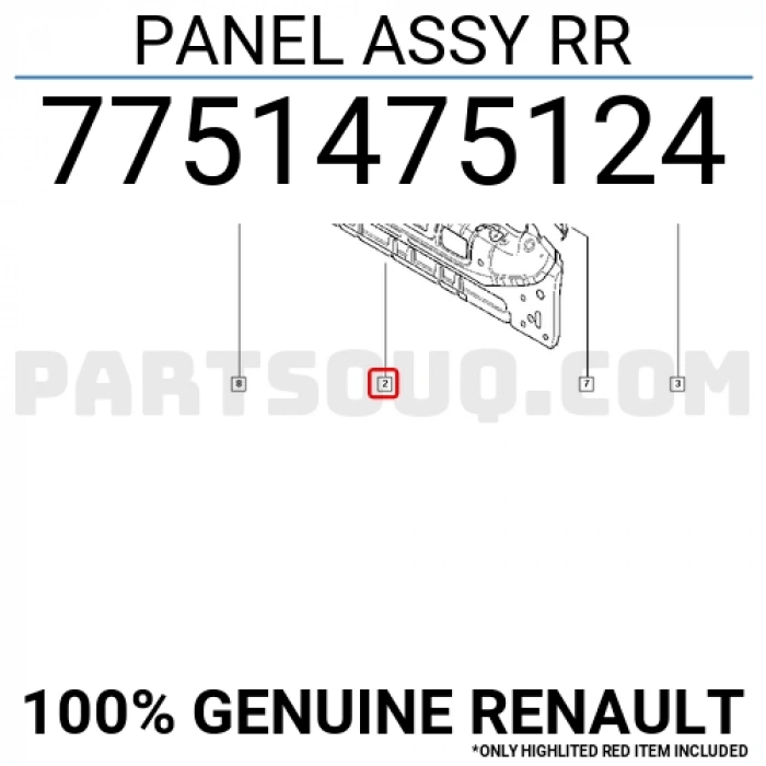 Renault Kangoo 1998-2003 Tampon Demiri Ön Oem No (7751468896)