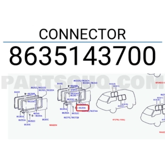 Hyundai H100 Cam Mandalı Sürgülü İç Oem No (8635043700)