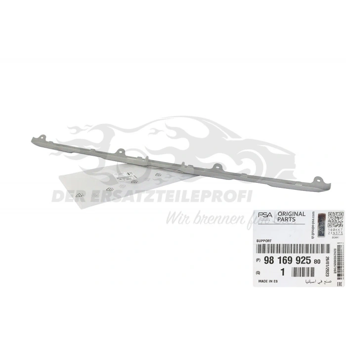 citroen berlingo- 2019-2024  ön tampon alt çıtası sıyah (tw) Oem No (9816992580)