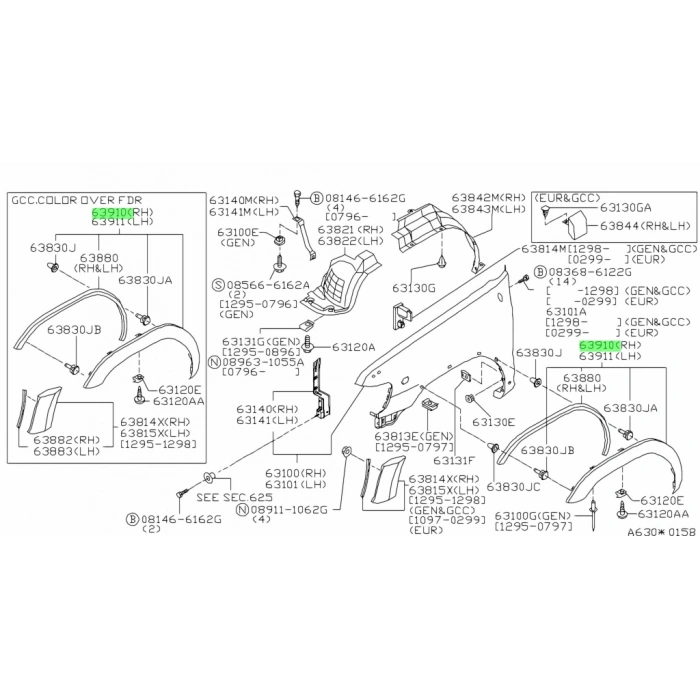 PSA Bipper/Nemo 2008- Plaka Lambası Oem No (6340H0)