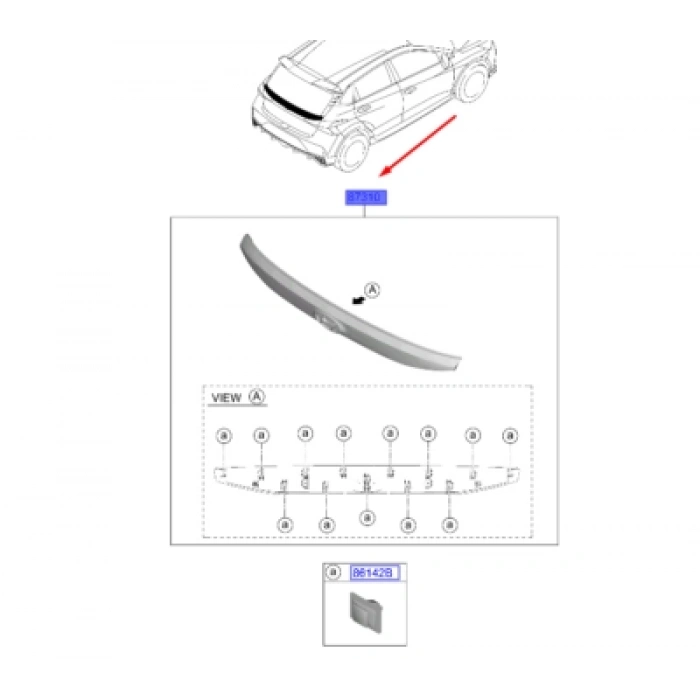 Ford Transit M12-M15 2.5 D 1993 Kaput Açma Kolu Klipsi Oem No (86VB16B626AA)