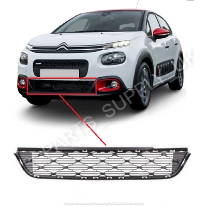 Citroen C3 2016 Sonrası Ön Alt Tampon Oem No (98120615XT)