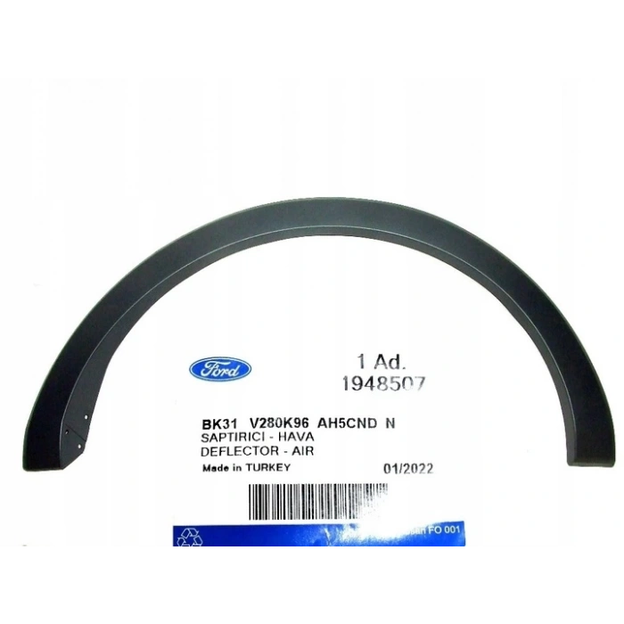 ford transit- v363- 2019-2025  arka çamurluk agzı alt sacı sağ (arka teker arkası) (uzun) Oem No (BK31V101K05BB)