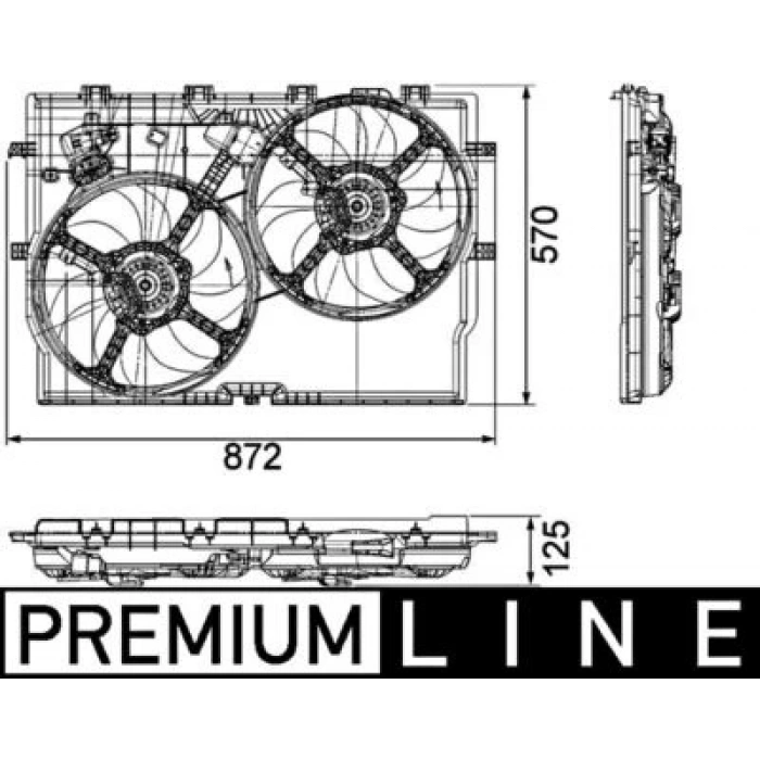 Fiat Ducato III / Boxer III / Jumper III 2.2-2.3 MJT 2006- Fan Motoru Komple Davlumbazlı Oem No (1358012080)