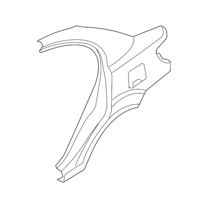 Hyundai Accent 2006- Arka Çamurluk Sol Oem No (71503-1Ec10)