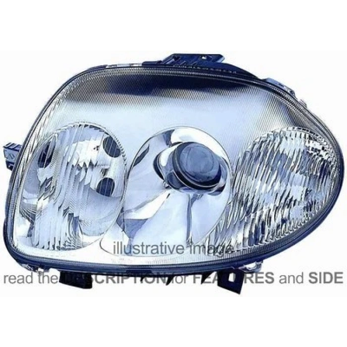 Renault Clio 1998-2002 Far Çift Mercek Sol Oem No (7701045174)