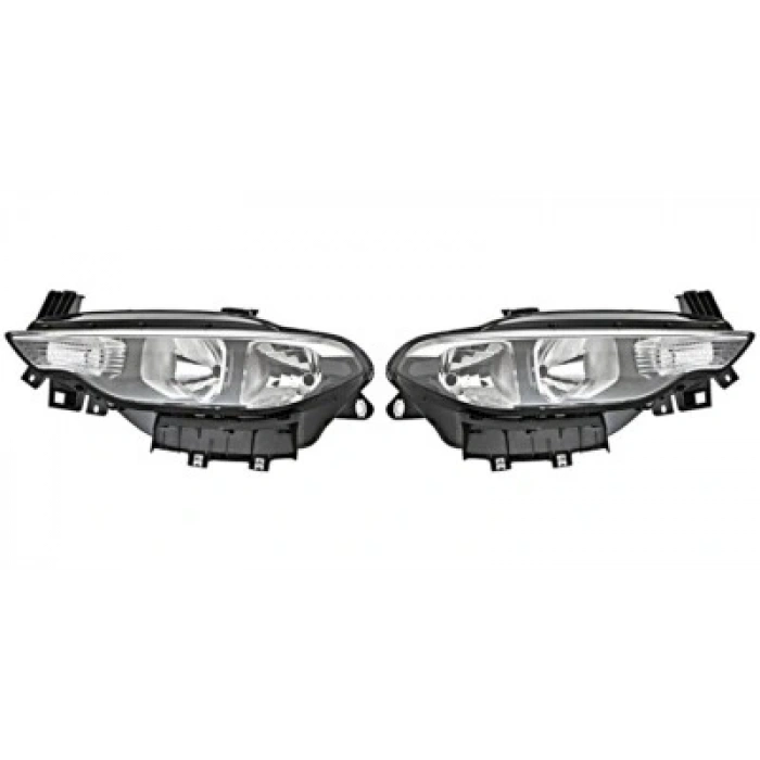 Fiat Egea 2016- Far Motorlu Siyah Sol Oem No (52113625)