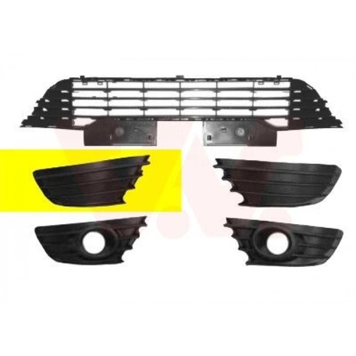 Citroën C4 2004- Ön Tampon Sis Kapağı Sissiz Takım Oem No (7414Js)