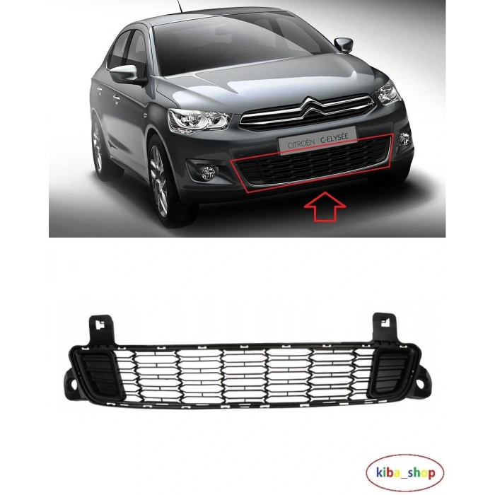 Citroën C-Elysee 2013- Ön Tampon Panjuru Oem No (9676958280)