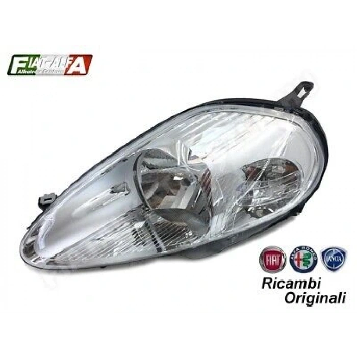 Grande Punto 2005-2008 Far Elektrikli Motorlu Krom.Sol Oem No (51701593)