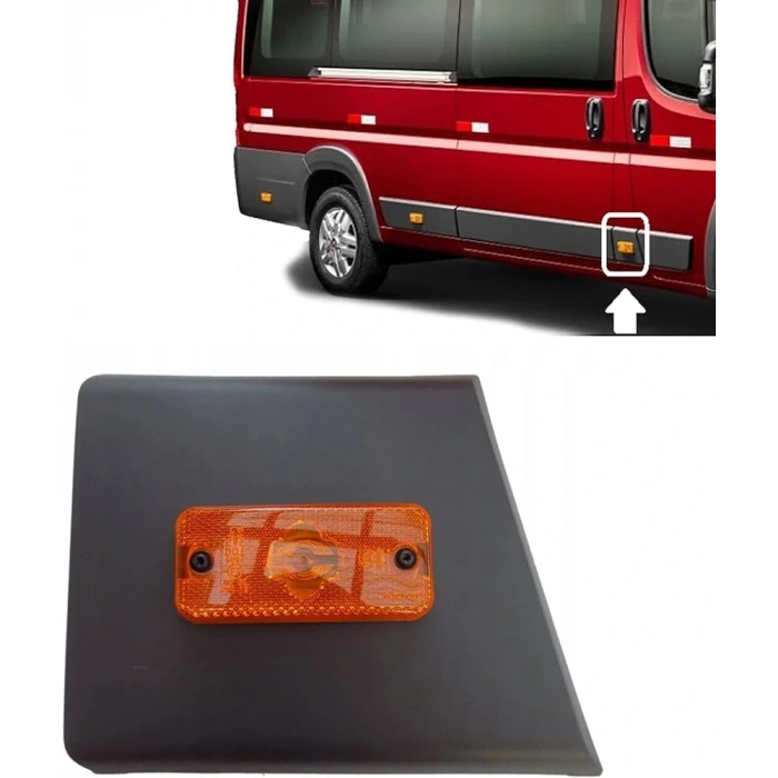 Ducato/Boxer/Jumper 2006- Ön Kapı Arka Bandı Delikli Sol Oem No (735422946)