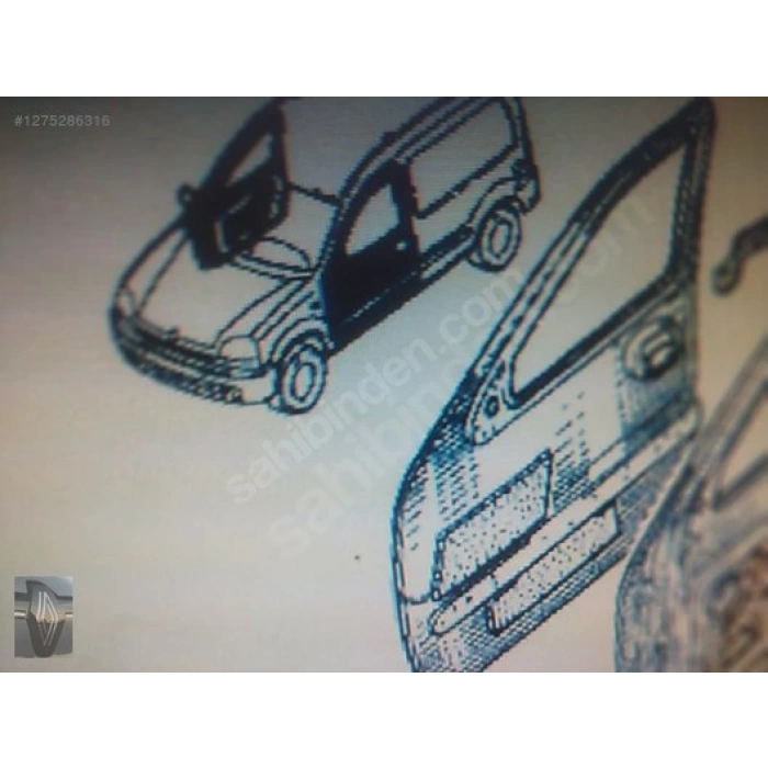 Kangoo Ön Kapı Sacı Sağ 2003- Oem No (7751469313)