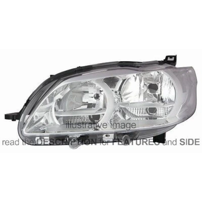 Peugeot 301 2013- Far Elektrikli Motorlu Sol Oem No (9675139080)