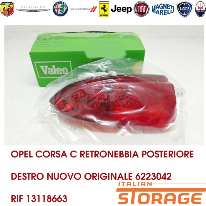 Corsa -C- 2004-2006 Arka Sis Lambası Sağ Oem No (13118663)