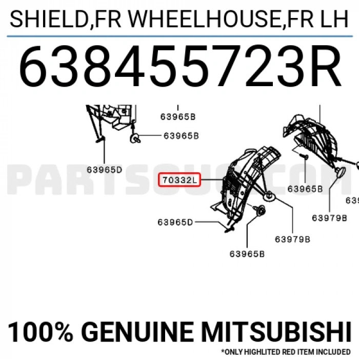 Traffıc 2014- Çamurluk Davlumbazı Ön - Önü Sol Oem No (638455723R)