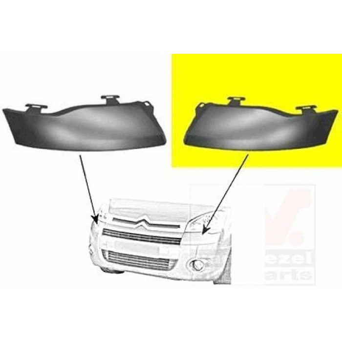 Partner - Berlingo Ön Tampon Bandı Sol 2008 Oem No (7452Tq)