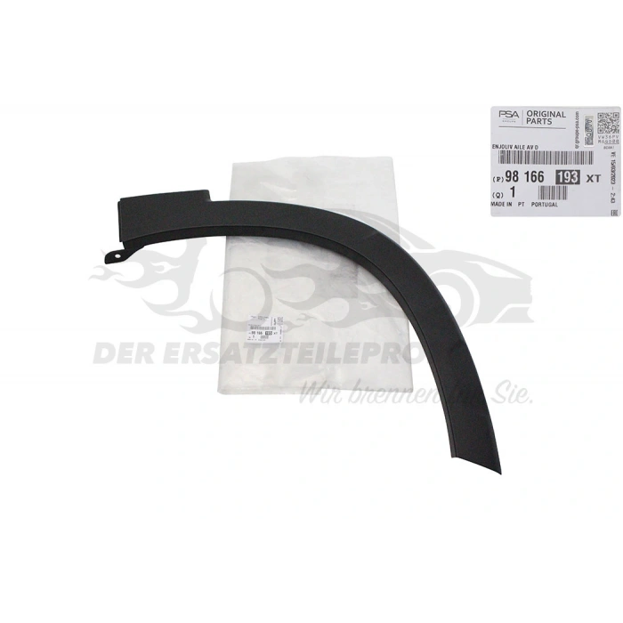 Rifter 2019- Ön Çamurluk Dodik Plastiği Sağ Oem No (98166193Xt)