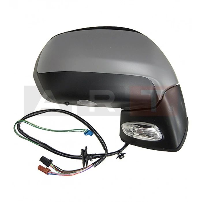 2007-2012 Citroen C4 Picasso Dış Dikiz Aynası Sağ Isıtmalı/Elektrikli/Sensörlü/Sinyalli 9 Pinli Asta