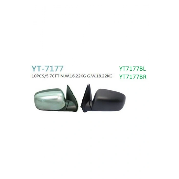 Dikiz Aynası D Max 2002-2007 Manuel Siyah Sol  Oem No: Yt7177Bl