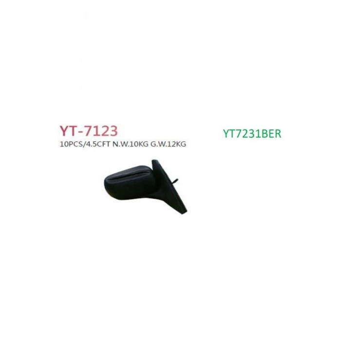 Dikiz Aynası L200 2007-2009 Electırıklı Sıyah Sağ  Oem No: Yt7231Ber