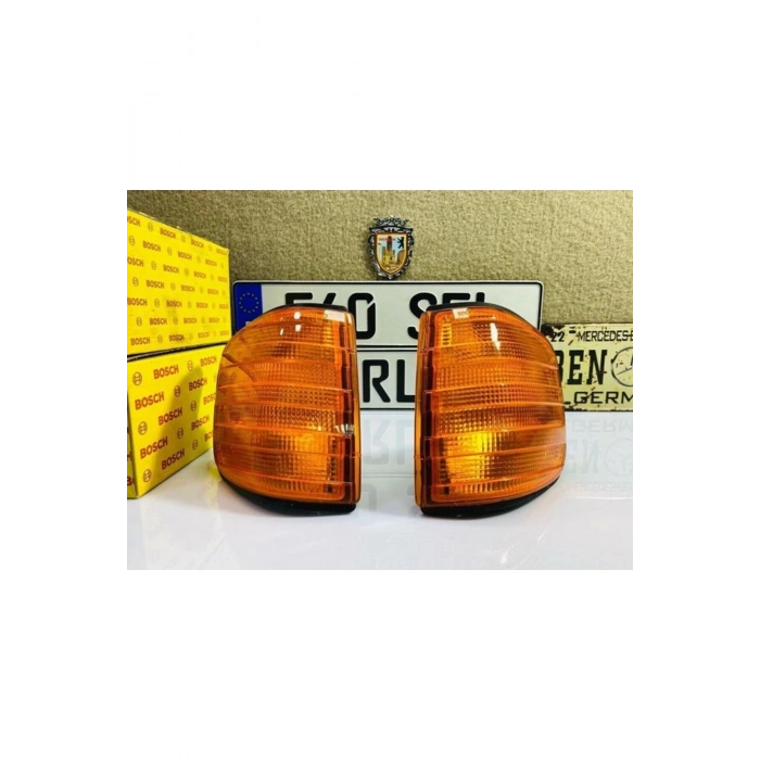 Mercedes W126 80 91 Sinyal Lambası Sol Sarı (Oem No:A0008209021)