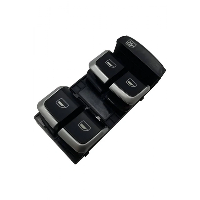 Volkswagen A4 Q5 2012 2014 Cam Açma Düğmesi Dörtlü   Krom (Oem No:8K0959851F)