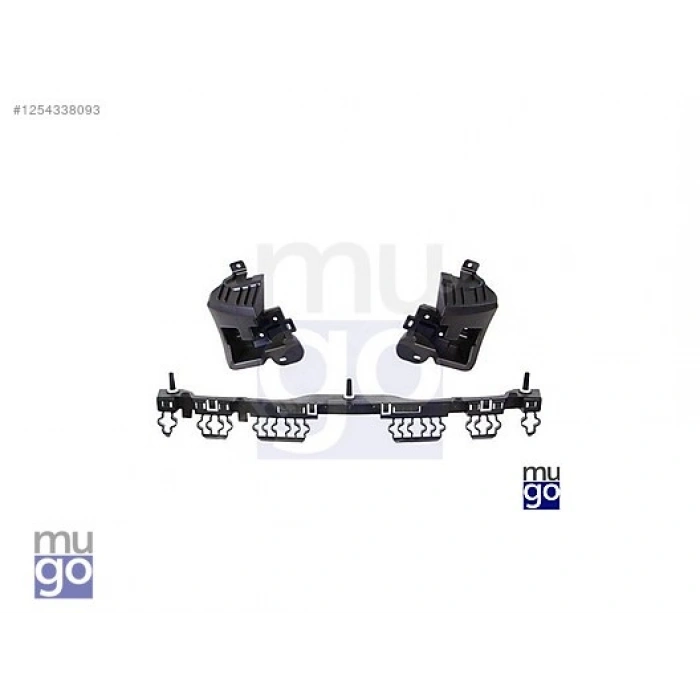 Renault Clio Arka Tampon Braket  3Lü Set 2020- (Oem No:  852227017R)