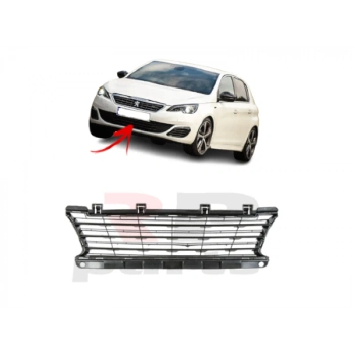 Peugeot 308 Actıve Ön Tampon Panjuru 2013- (Oem No:  1610743980)