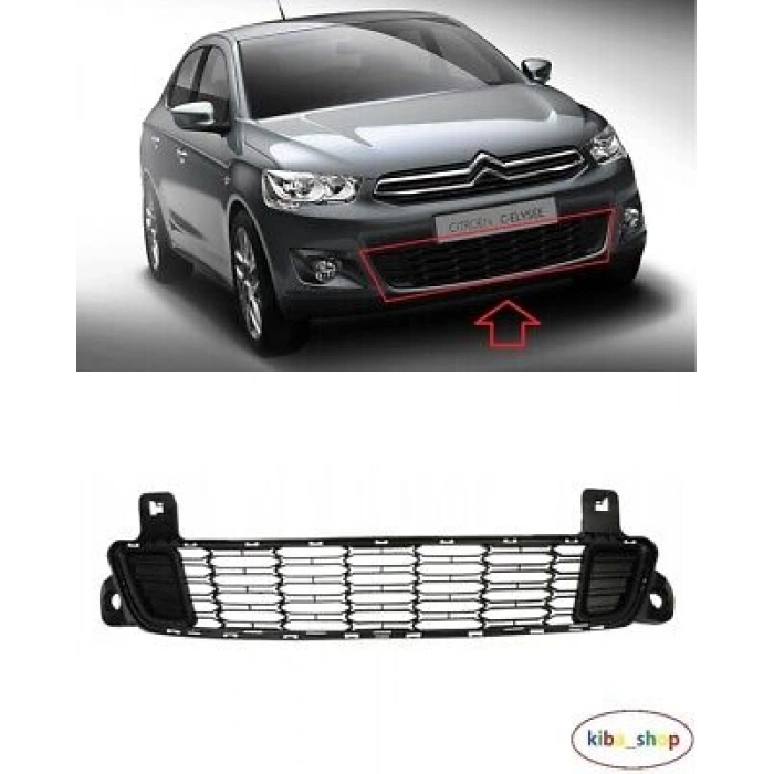 Citroen C Elysee Ön Tampon Panjuru Alt 2012-  (Oem No:  9676958280)