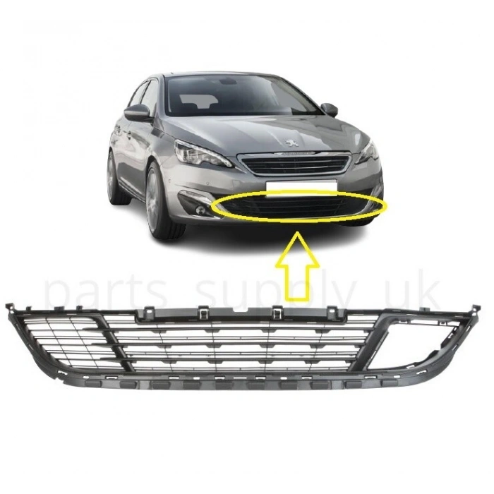 Peugeot 308 Allure Ön Tampon Panjuru Orta 2013- (Oem No:  9800498680)