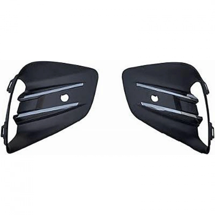 Renault Clio Ön Tampon Panjuru Nikelaj Bandı Aklısensör Delikliset 2020- (Oem No:  263313657R)