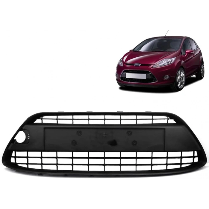 Ford Fiesta Ön Tampon Panjuru Çerçeve Delikli 2008- (Oem No:  8A6117B968Ac5Zct)