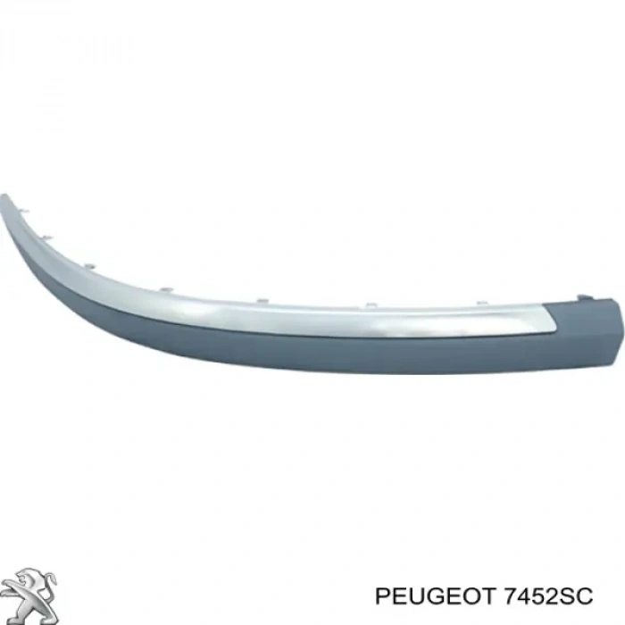 Peugeot 308 Arka Tampon Bandı Station Wagon Sol 2007-- (Oem No:  7452Sc)