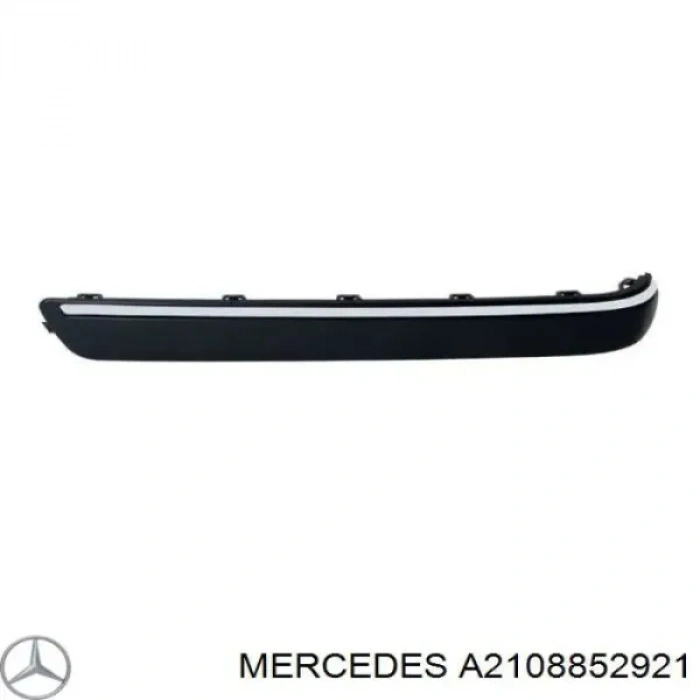 Mercedes W210 Arka Tampon Bandı Delikli Astarlı Sol 1999-2002 (Oem No:  A21088529219999)