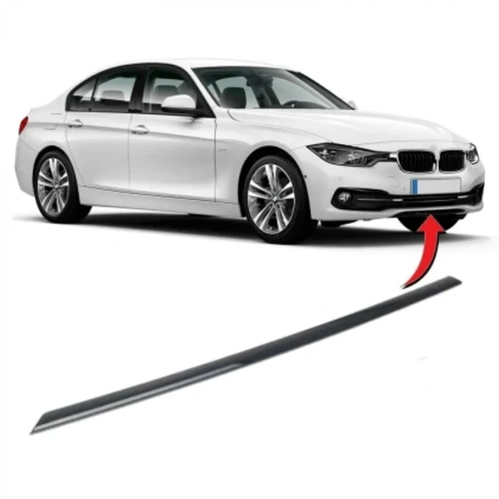 Bmw 3 Serisi Ön Tampon Bandı Nikelaj Alt Lux11 (Oem No:  51117279700)