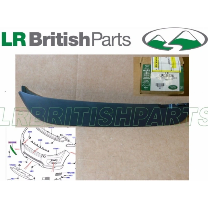 Range Rover Ön Tampon Karlığı Pure Sağ 2011- (Oem No:  15Lr026536)