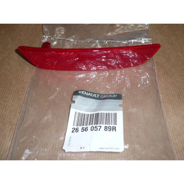 Renault Clio Arka Tampon Reflektörü Hatchback Sağ 2011- (Oem No:  265605789R)