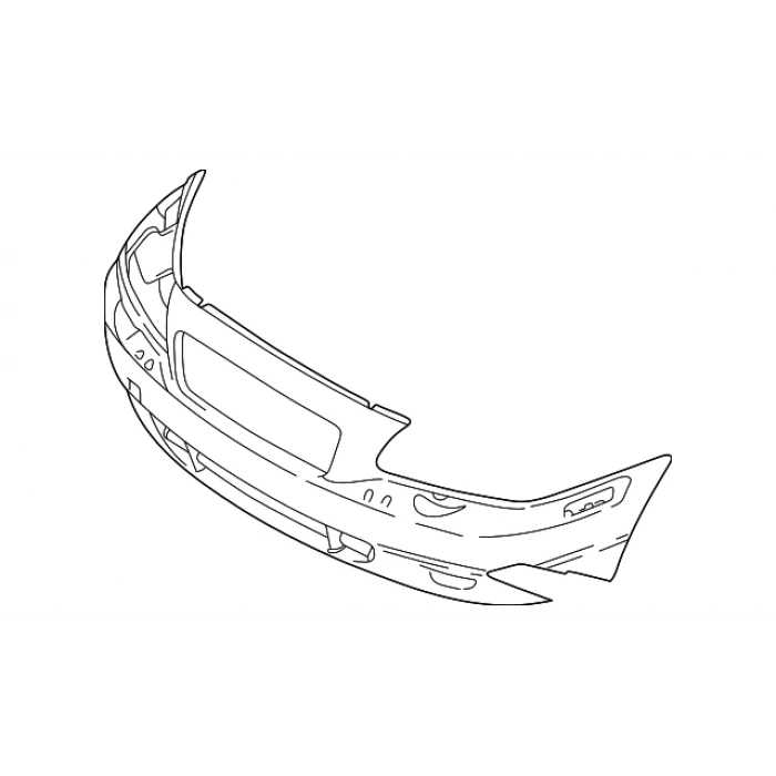 Volvo S80 Ön tampon Band Delikli Yarım Astarlı 1999-2004  (Oem No:  39983447)