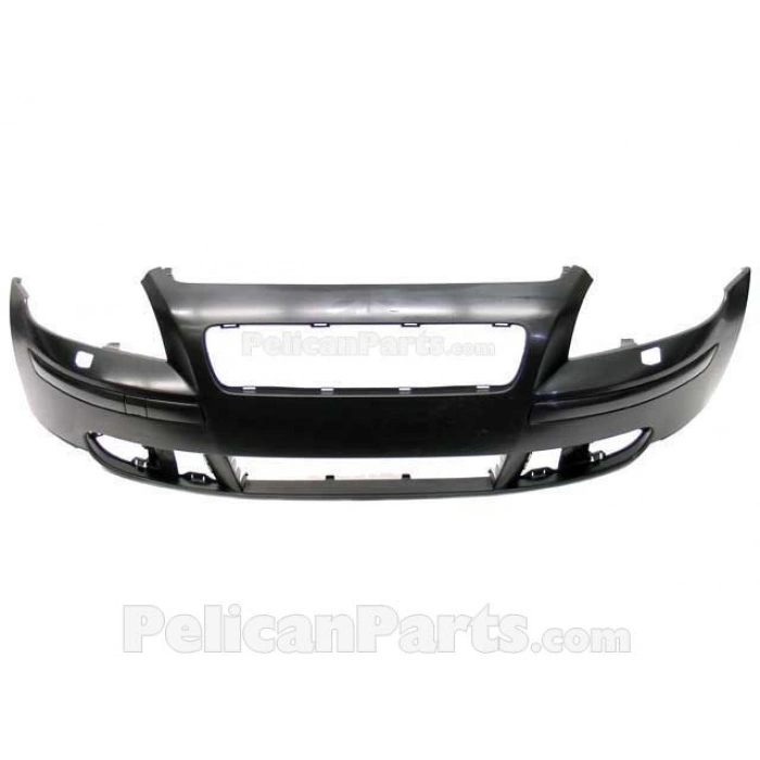 Volvo S40 Ön Tampon Sıyah Ön Far Yıkama Delikli 2004- (Oem No:  39991834)