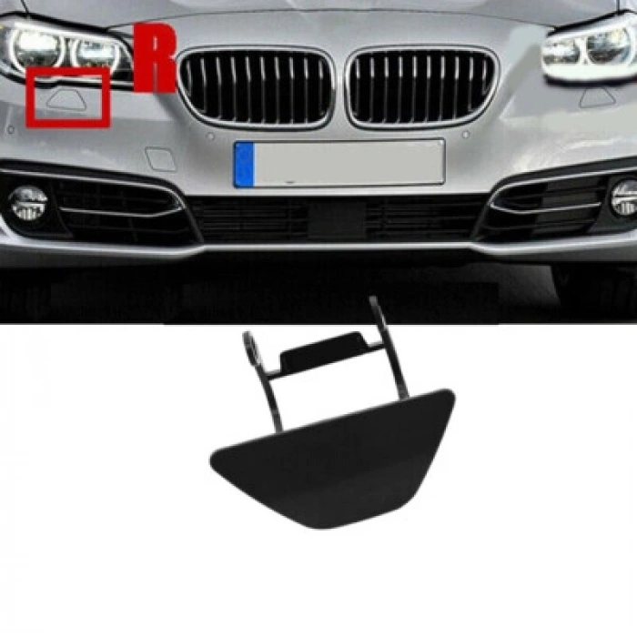 Bmw 5 Serisi Ön Tampon Far Yıkama Kapağı  Sağ 2010- (Oem No:  51117332684)
