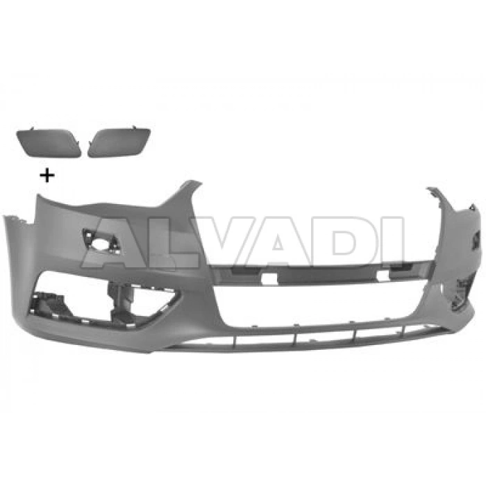 Audi A3 Ön Tampon Far Yıkama Kapağı Aklı Delikli Astarlı 2012- 2015- (Oem No:  8V0807065Agru)