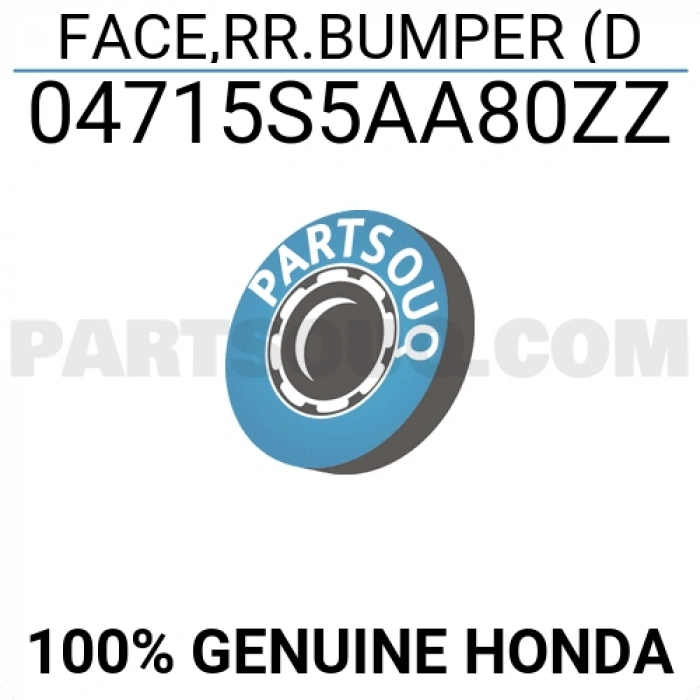 Honda Civic Arka Tampon Sedan Astarlı 2001 2003- (Oem No:  04715S5Aa80Zz)