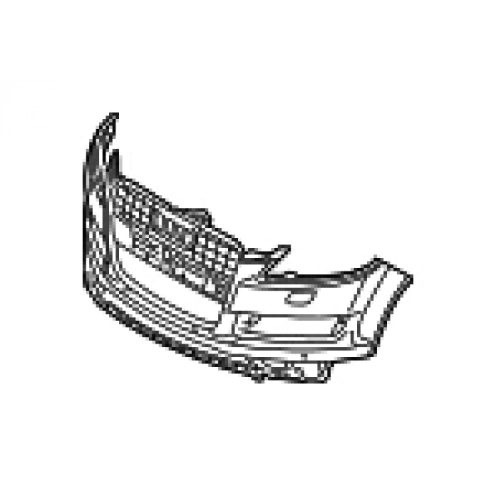 Audi Q7 Ön Tampon Far Yıkama Delikli Astarlı 2011- (Oem No:  4L0807105Ggru)