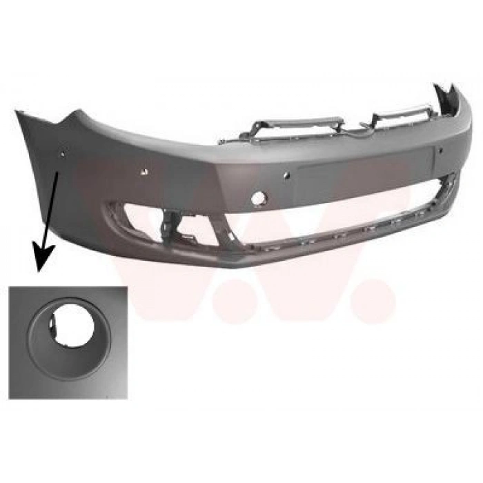 Volkswagen Golf Vı Ön Tampon Sensör Delikli Astarlı 2008-2012 (Oem No:  5K0807217Bpgru)