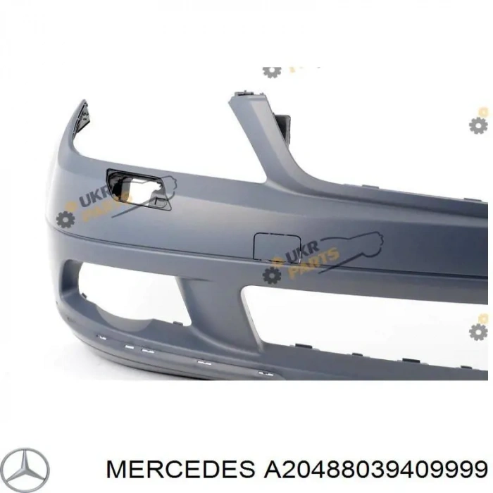 Mercedes C Class Ön Tampon Far Yıkama Delikli Astarlı 2007  (Oem No:  A20488039409999)