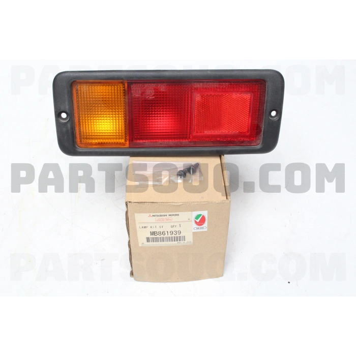 Mitsubishi Pajero Arka Tampon Stop Sol 1991-1996 (Oem No:  Mb861939)