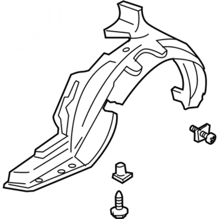 Kia Sephia Ön Çamurluk Davlumbazı Sağ 1999-2001 (Oem No:  0K2B156130)