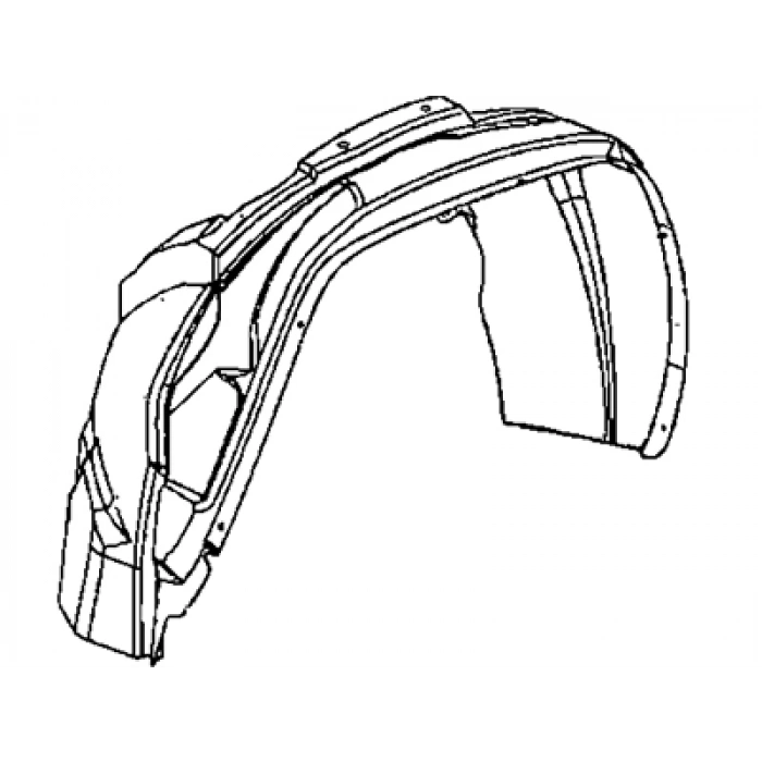 Jeep Compass Ön Çamurluk Davlumbazı Sol 2007  (Oem No:  5303871Ad)